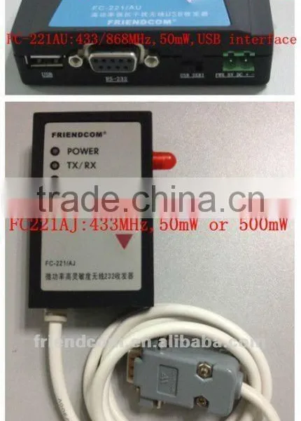 Long Range RF Data Module (500mW) RS232/RS485/TTL photo-2