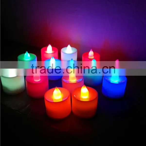 Huaming Colorful Electronic Flameless LED Wax Candle Light photo-4
