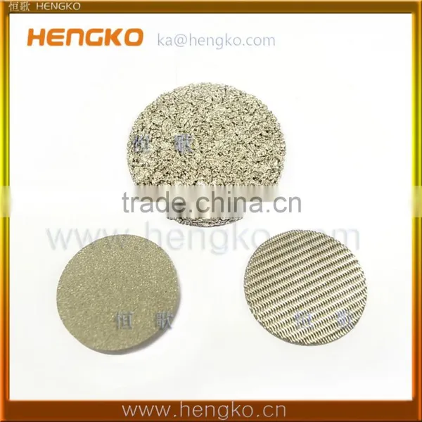 Microns Sintered Porous SS 316L Stainless Steel Disc Filter