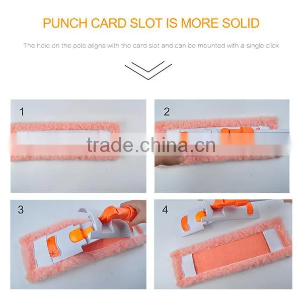 GW2 2016 Good Quality With Extensible Aluminum Handle Flat Mop for Household Cleaning photo-5