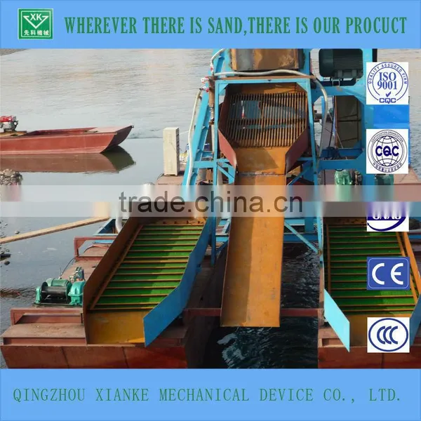 100cbm/h Gold Trommel Bucket Chain Dredger Machinery Sales photo-4