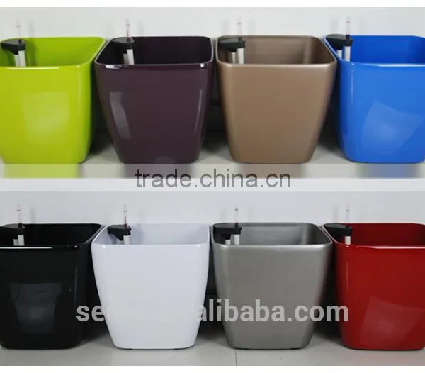 Cheap Flowerpot Wholesale,ceramic Flower Pot,square Garden Pot photo-3