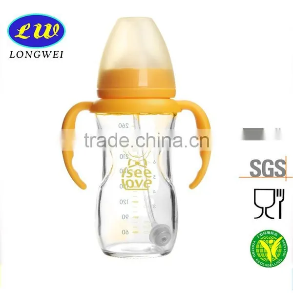 240ml OEM/ODM Glass Baby Feeding Bottles for Baby photo-2