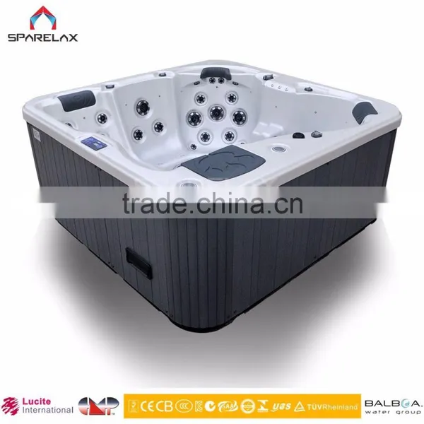 5 or 6 Person Outdoor Spa Bath Massage Hot Tub Parts Red Cedar Massage Hot Tub photo-4