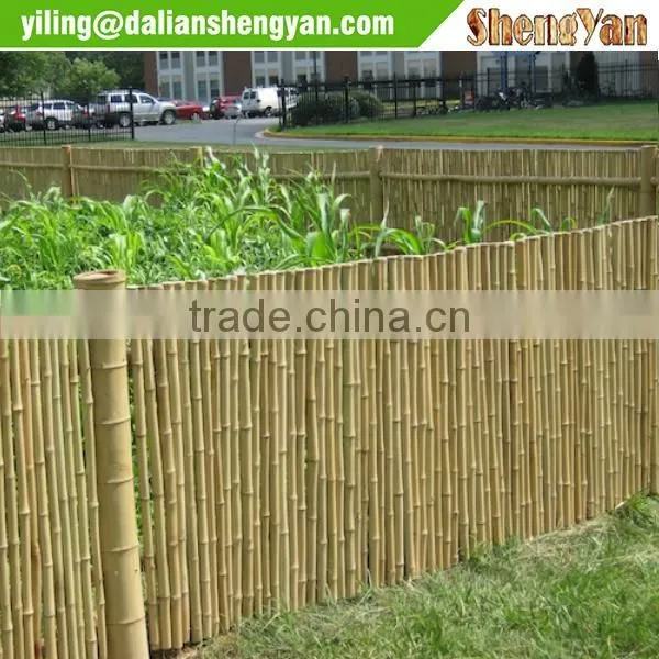 Carbonized Brown Decorative Bamboo Fencing Supplier photo-2