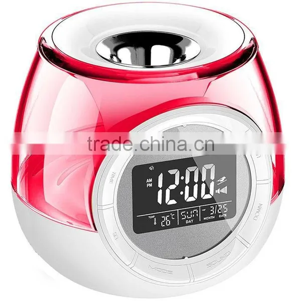 7 Color Changing Light Digital LCD Alarm Clock With Aroma Heater, Table Clock photo-3