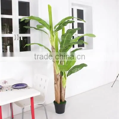 SJ030120 Indoor Decoration Foliage Tree/Plastic Plantain Tree/fake Banana Tree photo-3