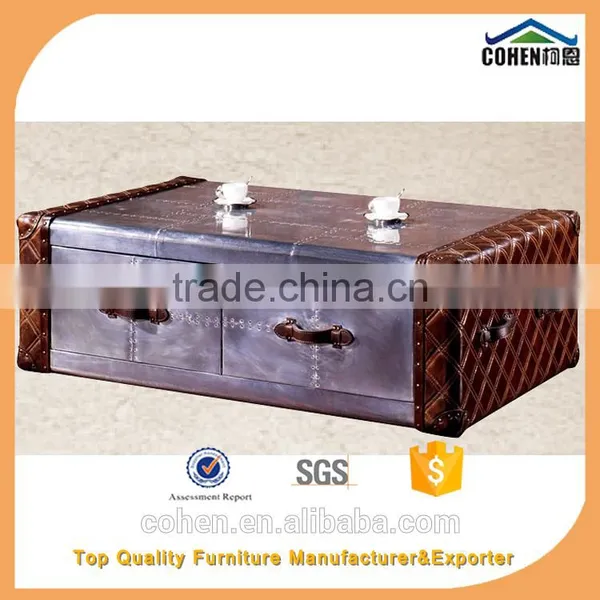 Modern Design High Cost-effective Aluminium Aviator Coffee Table Foshan Factory Direct Sale photo-2