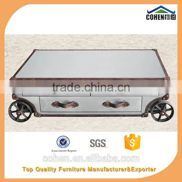 Modern Design High Cost-effective Aluminium Aviator Coffee Table Foshan Factory Direct Sale photo-4