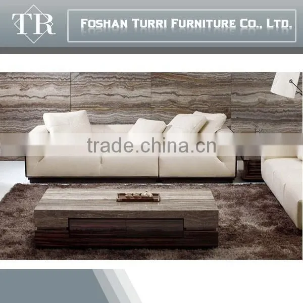 Elegant Luxurious Classica L Shape Leather Sofa Set photo-3