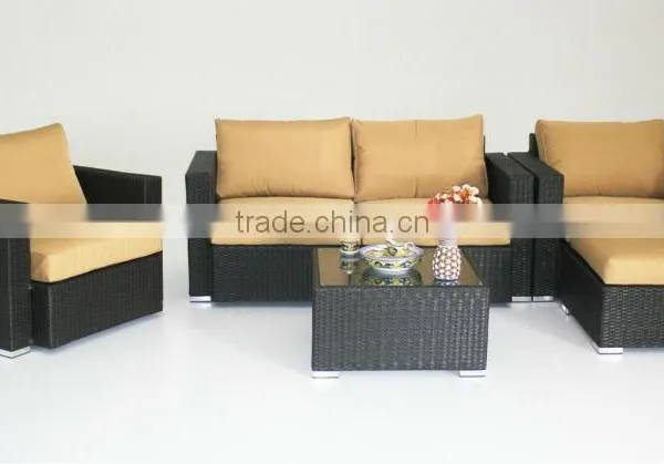 Outdoor Rattan Wicker Garden Sofa Set photo-5