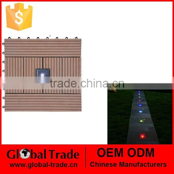 Floor Lamp Waterproof Outdoor Landscape Beautiful Solar Floor Tile Lighting G0060