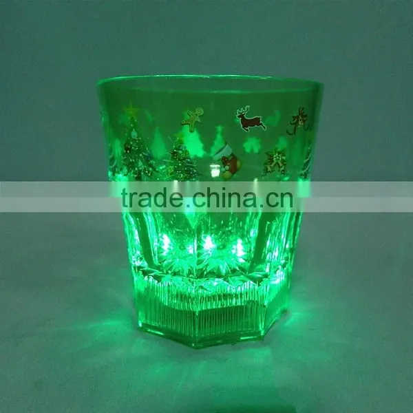 2017 Hot Sales New Design Plastic Led Flashing Christmas Decor With Plastic Cup photo-6