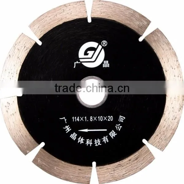 Guangjing 4.5" Diamond Segment Sintered Saw Blade Wheel Marble Cutting Blade Price photo-2
