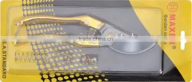 8.5 Inch Gold Nimitation Plating Hand Tool Pruner Scissors Pruning Shears Trees/garden Tools photo-2