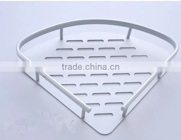 Hot Sale Never Rust Bathroom Aluminium Single Corner Shelf China Supplier Bathroom Corner Towel Shelf photo-6