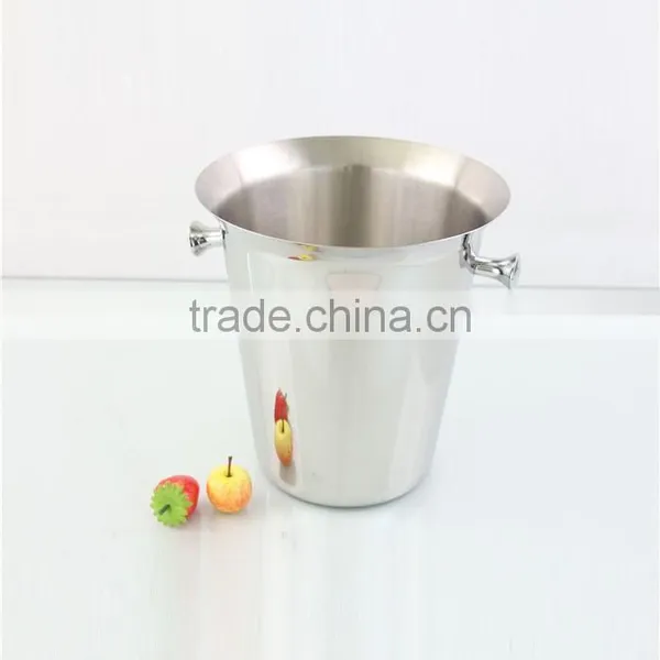 Wine Beer Bottle Custom Logo Stainless Steel Ice Bucket photo-5