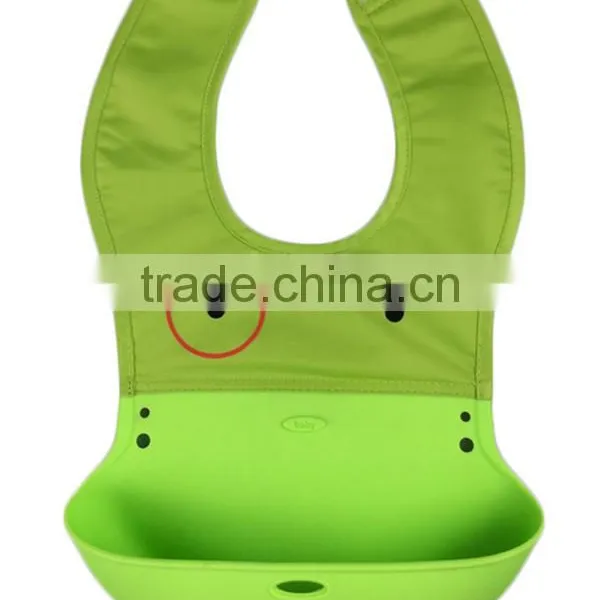 SHUOYANG Eco-friendly Soft Touch Custom Made Silicone Baby Bib, Baby Bib Silicone photo-2