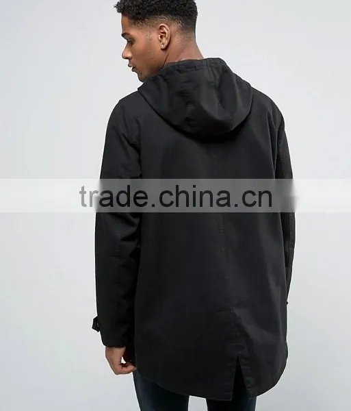 Wholesale Xinlan Best Price High Quality New Design Durable Lightweight 100% Cotton Black Running Casual Men Jacket photo-2