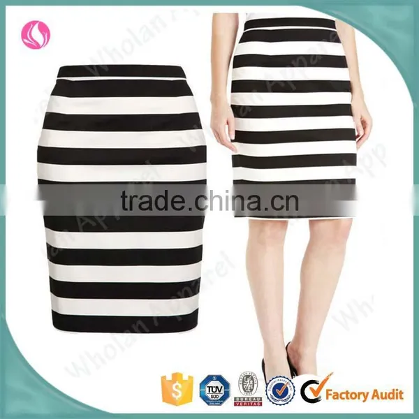 Wholesale Office Lady Skirt, Formal Women Skirt,stripe Women Pencil Skirt