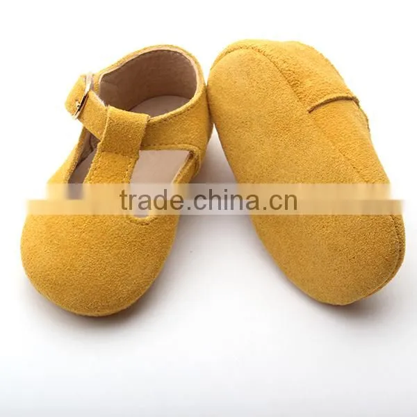 Baby T-bar Childrens Moccasins Shoes for Girls photo-3