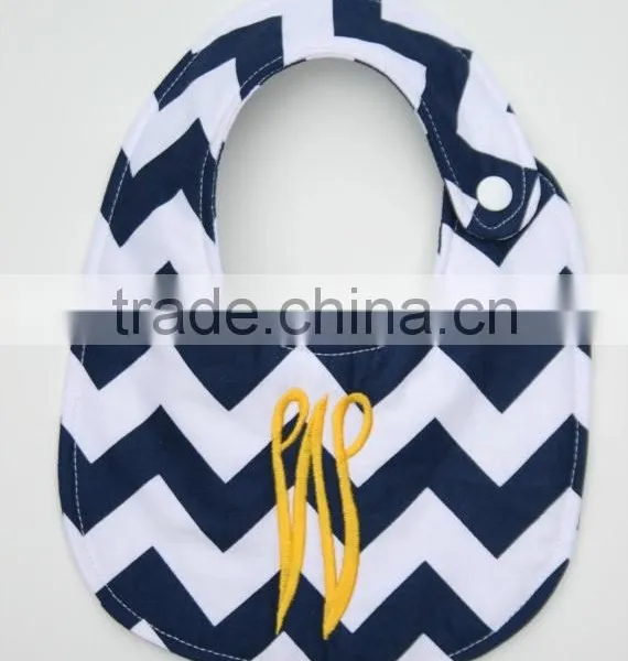 Personalized Seersucker Monogrammed Bib photo-4