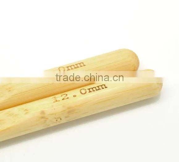 Custom High Quality 15cm 12mm Bamboo Crochet Hooks photo-3