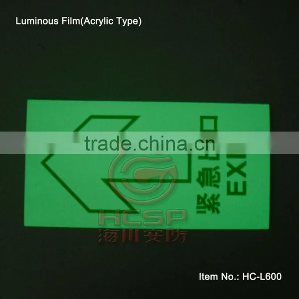 Photo Luminescent Film Sheeting ACRYLIC Type