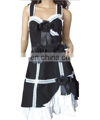 Cotton Lace Gothic Punk Lolita Dress for Harajuku Cosplay