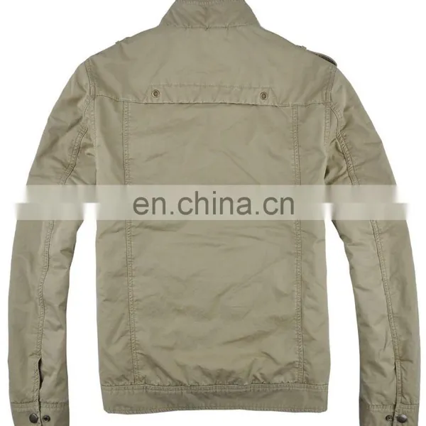Lastest Fashion Mens Simple Spring Thin Casual Cotton Lab Jacket 2015 photo-3
