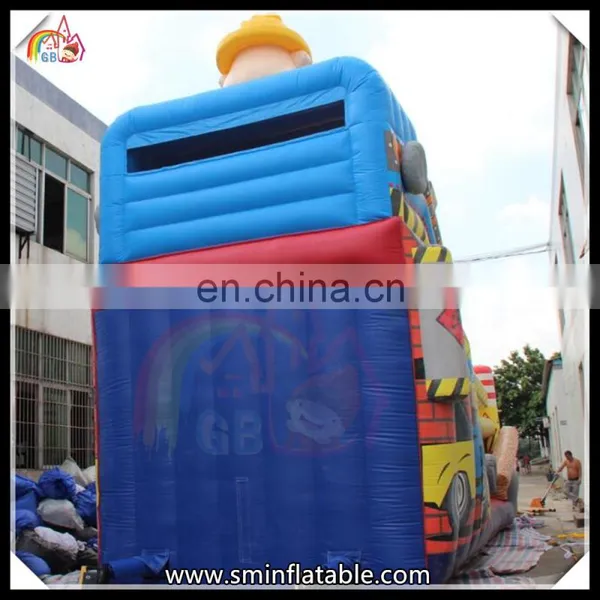 Customize Bob the Builder Slide Inflatable BabBuilder Slide China Inflatable Slide for Sale photo-3