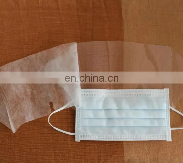 Disposable Nonwoven Mask With Plastic Shield photo-4