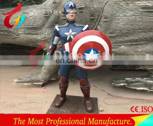 Outdoor Decoration Life Size Fiberlgass Superhero Spiderman Statue photo-2
