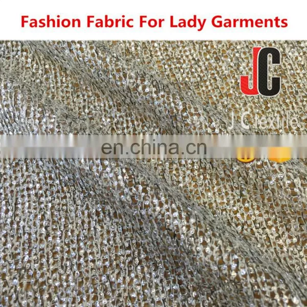K881143 Wholesale Shaoxing Textile HACCI Silver Design Foil t r Fabric photo-3