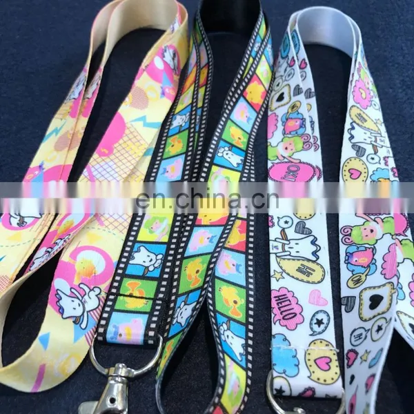 Card Holder Neck Strap Printing Luminated Tubular Lanyard photo-6