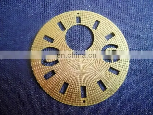 Customize Brass Etched Digital Watch Dial