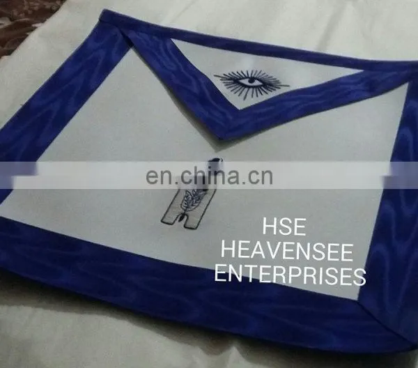 MASONIC REGALIA JUNIOR WARDEN APRON BLUE HOUSE OFFICER'S photo-2