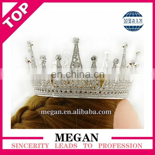 High Quality Rhinestone Baby Tiara Crown Bridal Tiara Crown photo-3