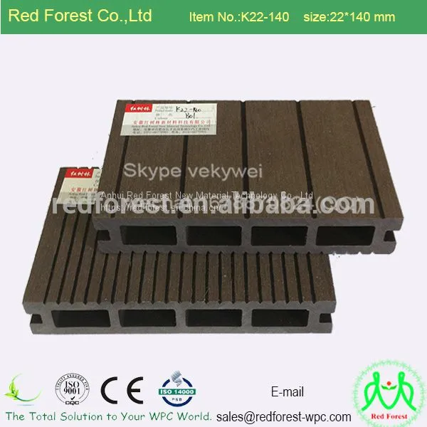 Wood Polypropylene Composite WPC Outdoor Decking Floor