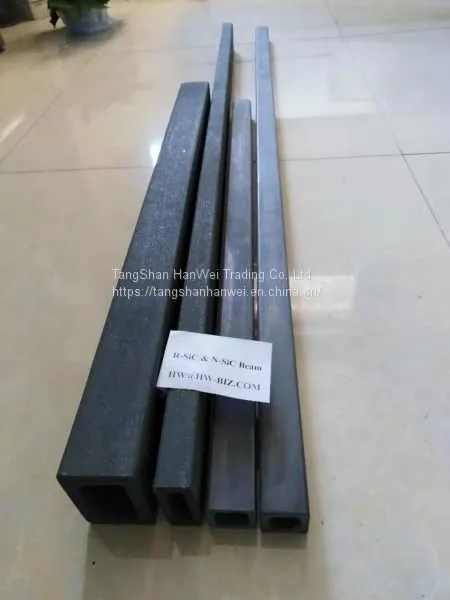 NSiC Beam With Nitride Bonded Silicon Carbide Ceramic for Kiln Furniture (NBSiC Beams) Si3N4 SiC Beams photo-2