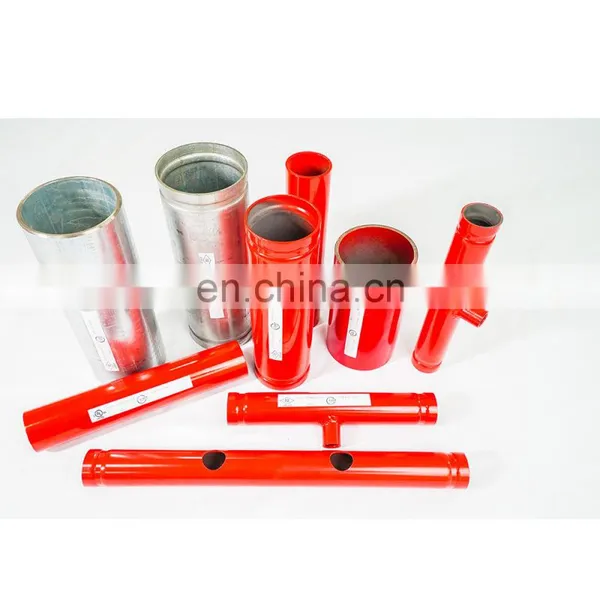 1-1/4" Red Epoxy Welded Steel Pipe Thread End ASTM A53 SCH 40 photo-7