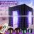 2 Doors Black Inflatable Led Cube Photo Booth Room Tent For Sale photo-2