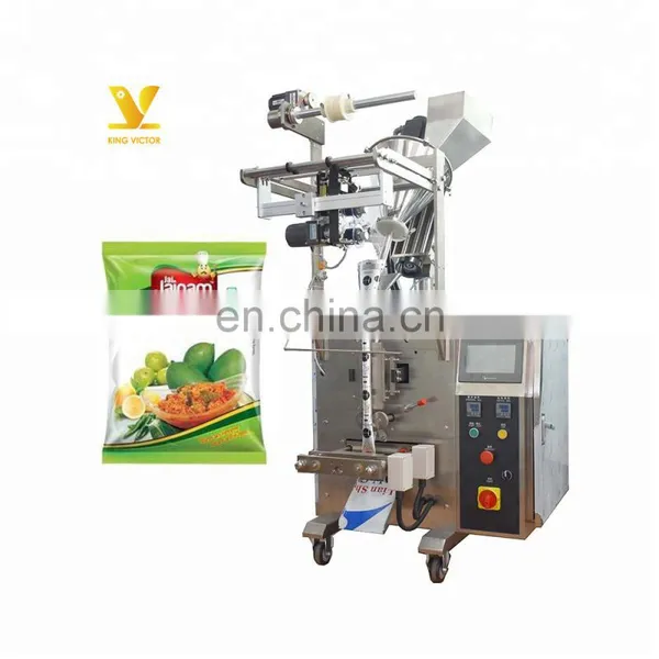 Automatic weighing pouch packaging machine for masala