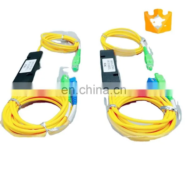 Factory Wholesale 1X2 1X4 1X8 1X16 1X32 1X64 Optical Fiber Sc Apc Upc Connector Steel Tube Type Plc Splitter photo-5