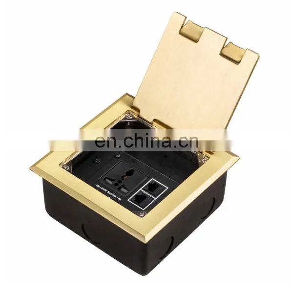 Floor Mount Electrical And Data RJ45 Sockets Outlet Boxes With Power photo-3