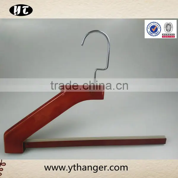 Best Selling Wooden Pants Hanger With Trouser Bar Wholesale photo-4
