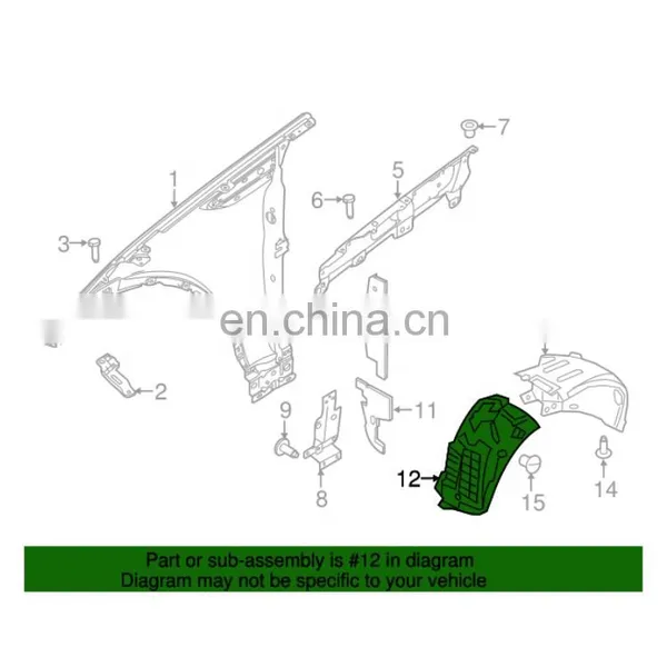 OEM LR082848 LR082850 Front Fender Liner Splash Guard for Land Rover Discovery 4 2017-2021 photo-4