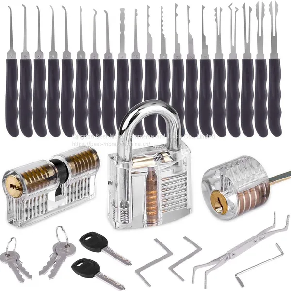 Wholesale 30pcs Locksmith Lock Picking Set Lock Pick Set Lockpicking Tools Lock Pick Set Padlock photo-2