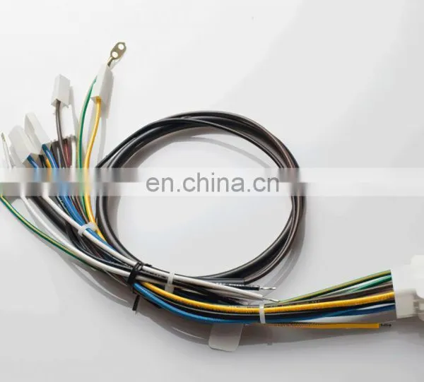Electrical Automotive Car Wire Harness With Circular Eye Terminal Lug 16 AWG Wires photo-5
