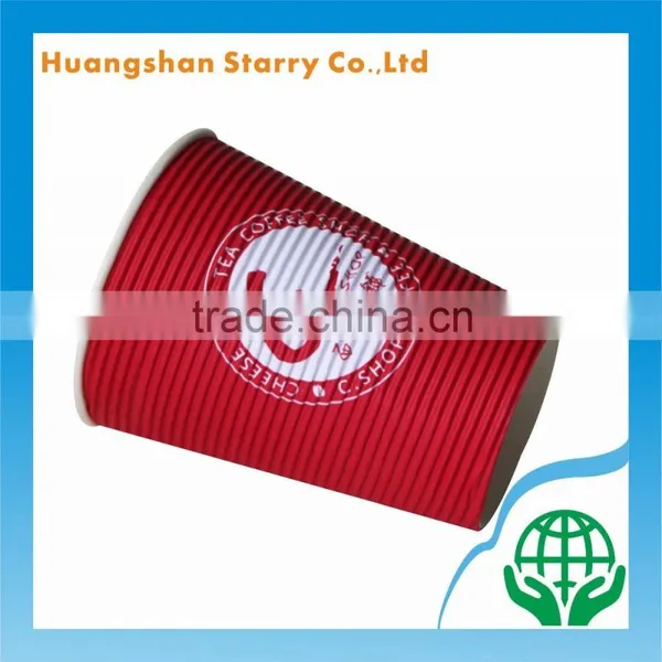 Paper Material OEM Ripple Wall Paper Tea Cup photo-4